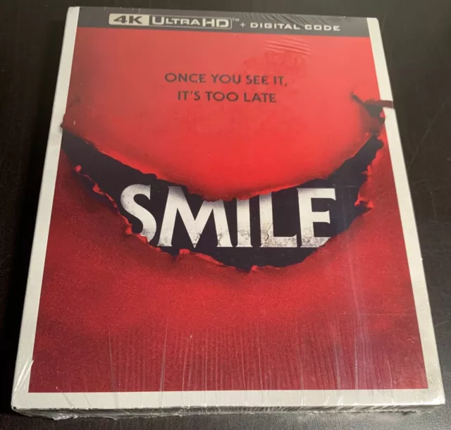 Smile - 4K Uhd Bluray Steelbook + Slip **New & Sealed!!**