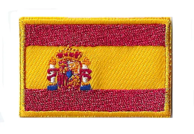 Écusson patche Espagne drapeau petit patch 45 x 30 mm thermocollant