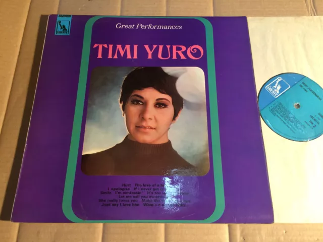 Timi Yuro - Great Performances - Lp - Liberty Lbs 83115 - Uk 1968