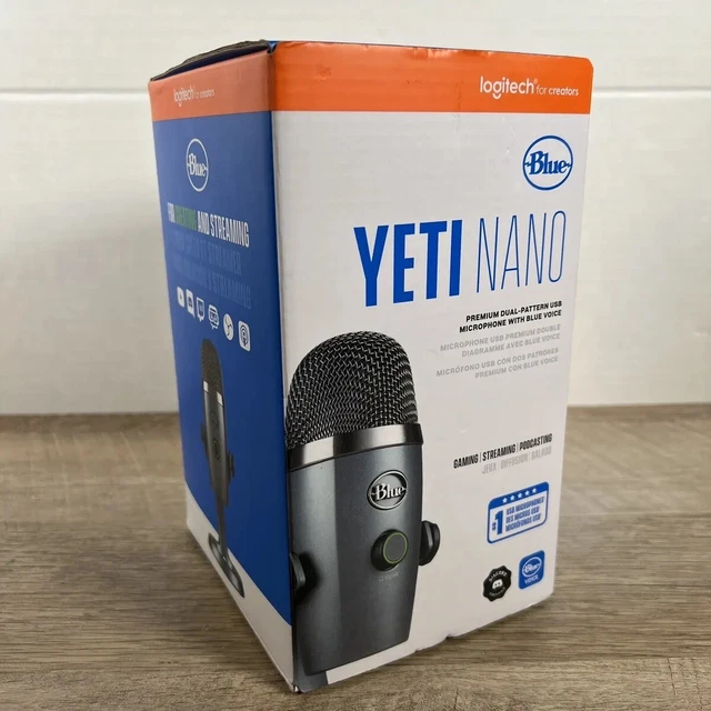 BLUE YETI NANO USB CONDENSER MICROPHONE GRAY 49.00 PicClick
