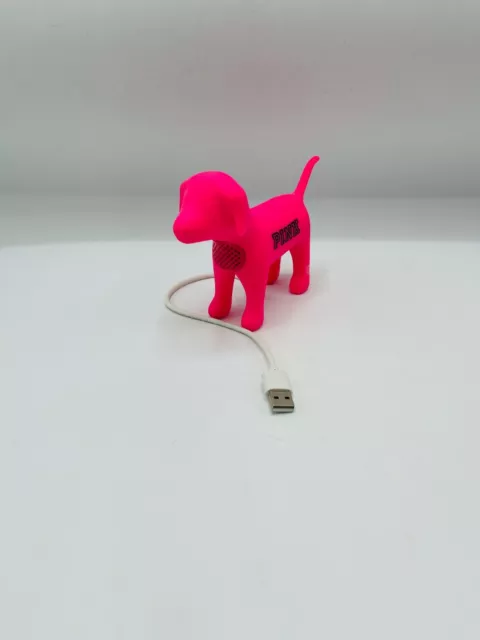 Victoria’s Secret Pink Dog Wireless Bluetooth Speaker Bright Pink Logo Limited