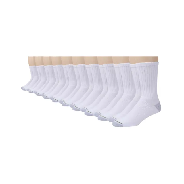 Burlington Comfort Power Men's Crew Sock Soft & Breathable Cotton Blend Durable