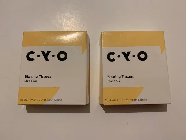 C.y.o Blotting Tissues Blot & Go  X 2 Packs By Recorded Post