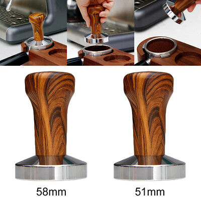 51mm Martello da stampa piatto in polvere per caffè espresso con manico in acciaio inossidabile VIFER Coffee Tamper 