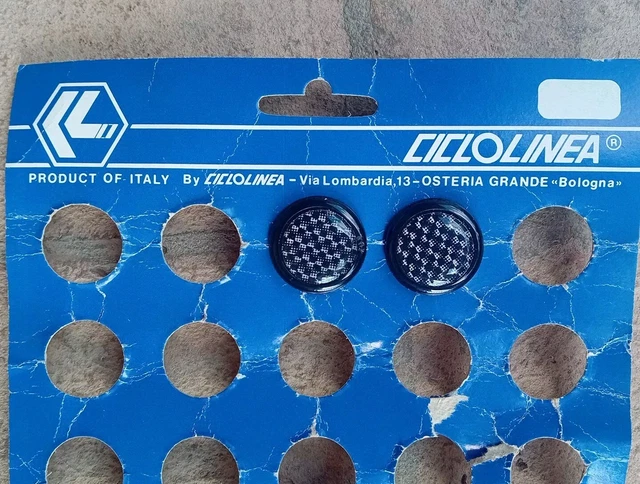 15 Paires De Bouchons De Guidon Chromés – Ciclolinea – Italie – Neufs