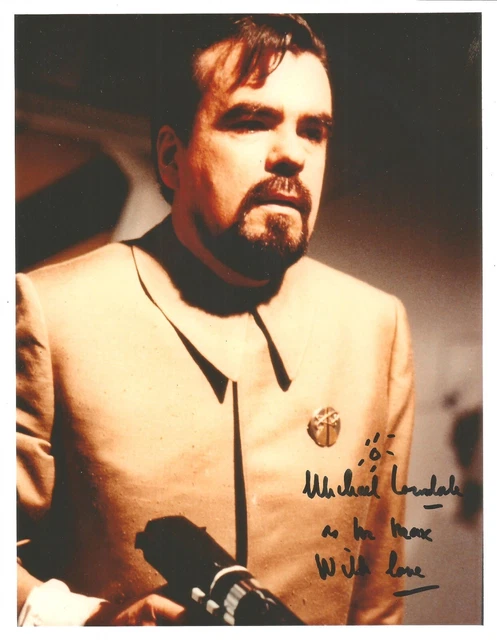 Hand Signed 8x10 photo MICHAEL LONSDALE as Drax MOONRAKER - JAMES BOND 007 + COA