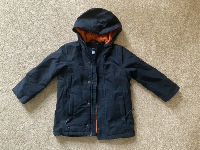 Joules Boys Penbridge Navy Blue Padded Warm Waterproof Coat Age 5 Years