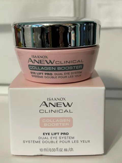 Avon Isa Knox Anew Clinical Collagen Booster Eye Lift Pro Dual Eye System - New