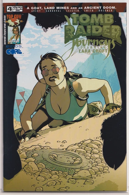 Tomb Raider Journeys 4 NM 9.4 Top Cow 2002 Adam Hughes