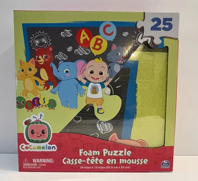 FOAM PUZZLE 24"x13" ABC's Floor Learning 25 Pieces Toddler
