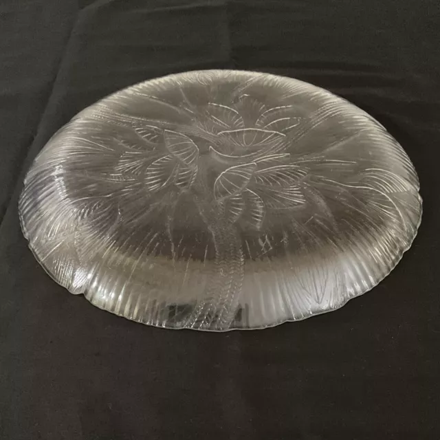 Arcoroc Canterbury 10.75" Crocus Glass Dinner Plates Set of 3 3