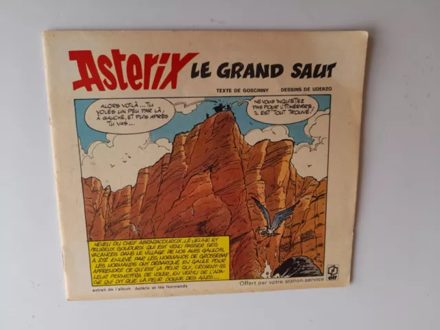Uderzo - Astérix Le Grand Saut - album publicitaire collection Elf -1973