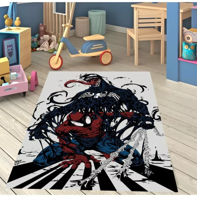 Spiderman Rug, Superhero Rug,Kids Room Rug, Gift Rug for Kids, Teen Room Rug