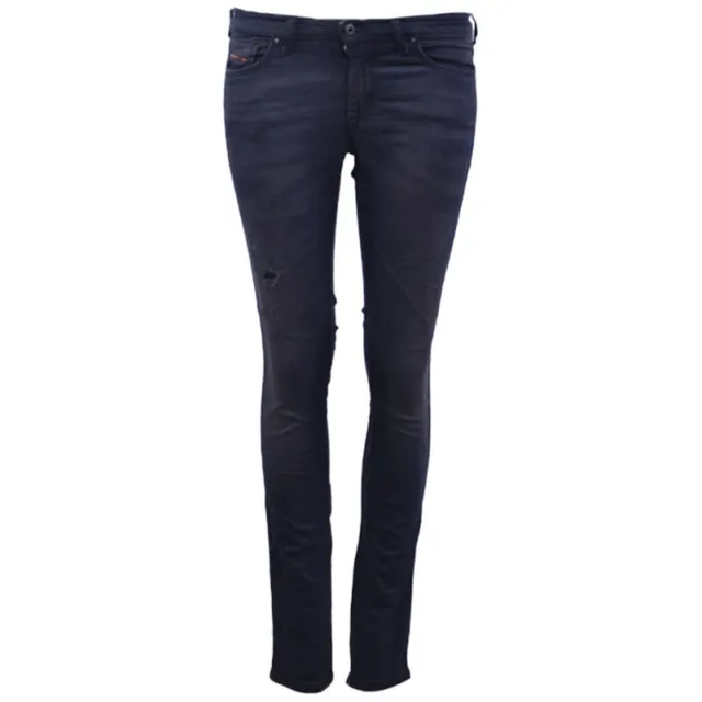 Womens Denim Jeans DIESEL DORIS NE 0669Q Slim Fit Distressed Sweat Jogg Pants