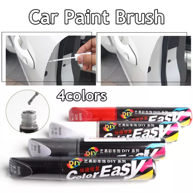 DIY Car Clear Scratch Remover Touch Up Pens Auto Paint Repair Pen Brush 4 colors