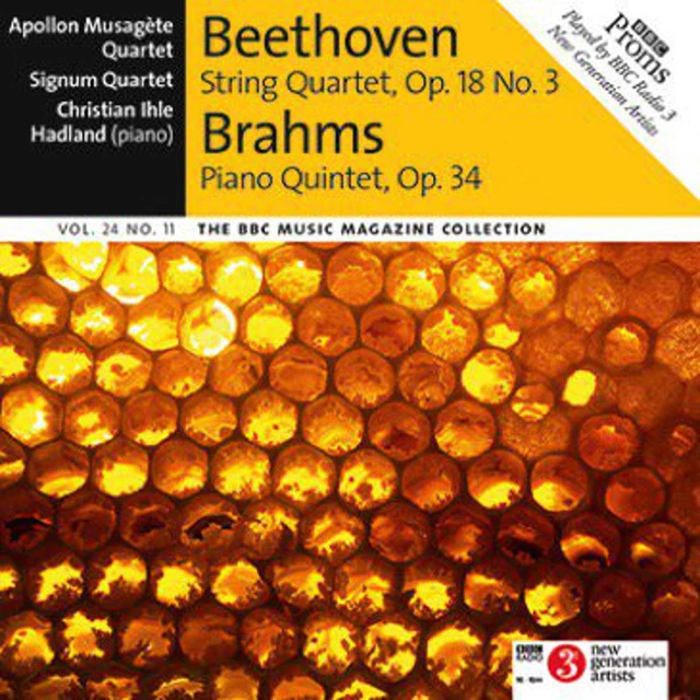 Beethoven: String Quartet, Op 18 No 3, Brahms: Piano Quintet Etc - Bbc Cd (2016)
