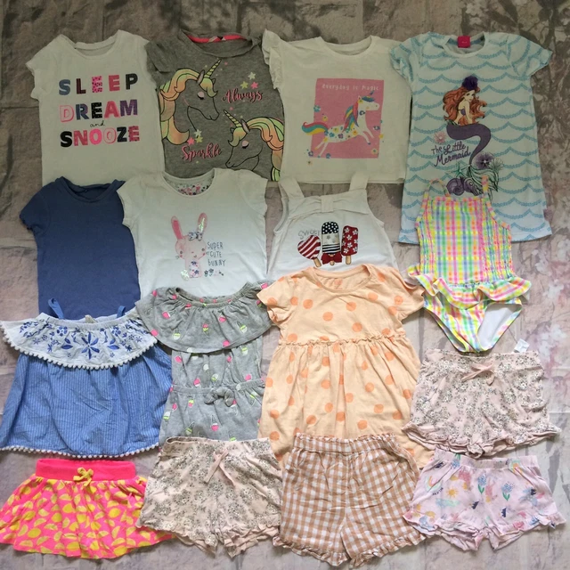 Girls Clothes Bundle 2-3 Years Dress Tops Shorts Swimwear TU George Nutmeg Etc