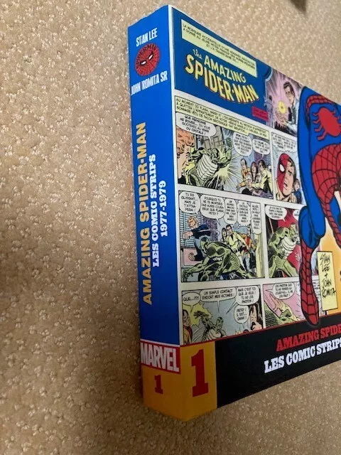 BD COMICS marvel AMAZING SPIDER-MAN: COMIC STRIPS 1977-1979--LEE/ROMITA SR.--