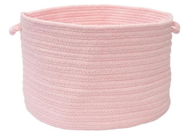 Colonial Mills WL20A018X018 Bristol - Blush Pink 18 in. x 12 in. Utility Basket