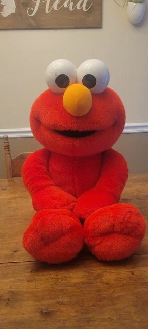 Jumbo 28" Tickle me Elmo Mattel Fisher Price 2002 Sesame Street Workshop Plush