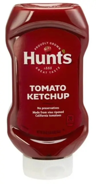 Hunt's Tomato Ketchup 20 oz Squeeze Bottle Hunts