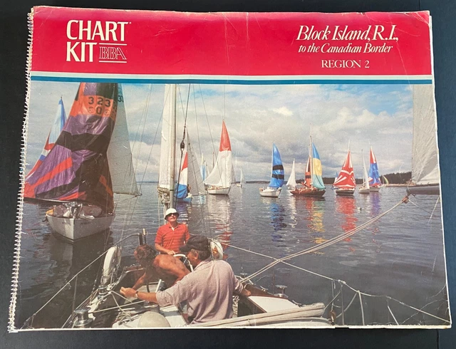 Chart Kit BBA Block Island RI to Canadian Border Cruising Sailing Map Navigation