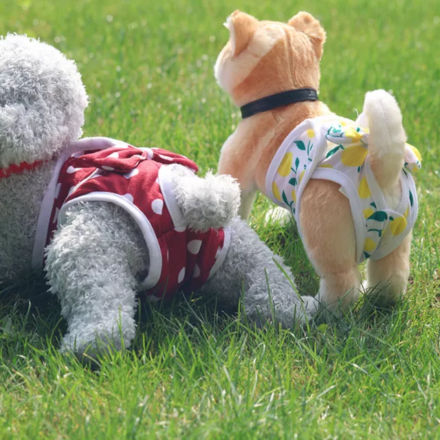 Female Small Pet Dog Puppy Hygiene Diapers Pant Washable Reusable Nappy Pants .