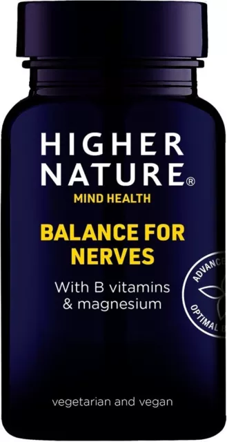 Higher Nature Balance for Nerves veg Caps (90) BBE 07/2025