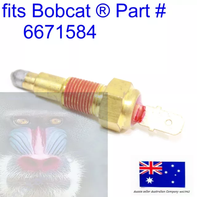 for Bobcat Engine Temperature Sensor Switch 6671584 E08 E10 E10Z E14 E16 453 463