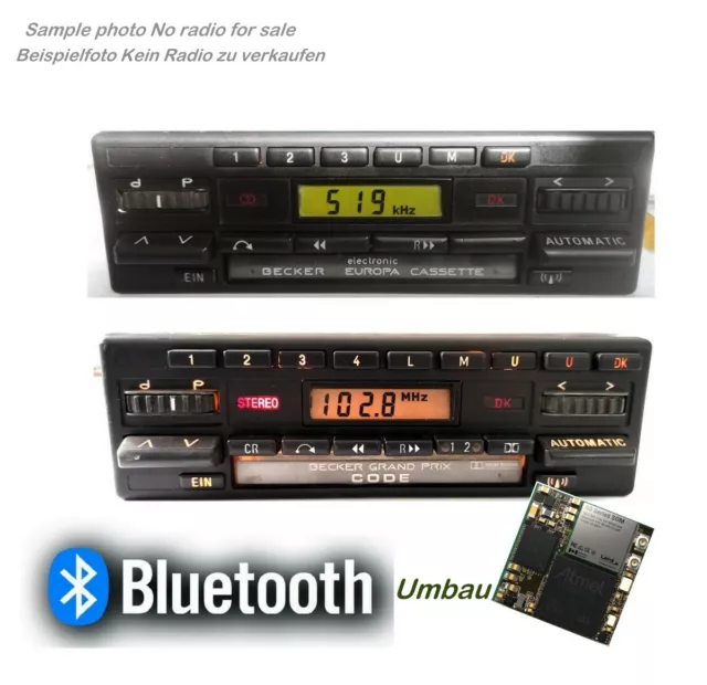 Modernisierung Umbau für Becker Grand Prix BE0779 / 761 Europa  Bluetooth Aux