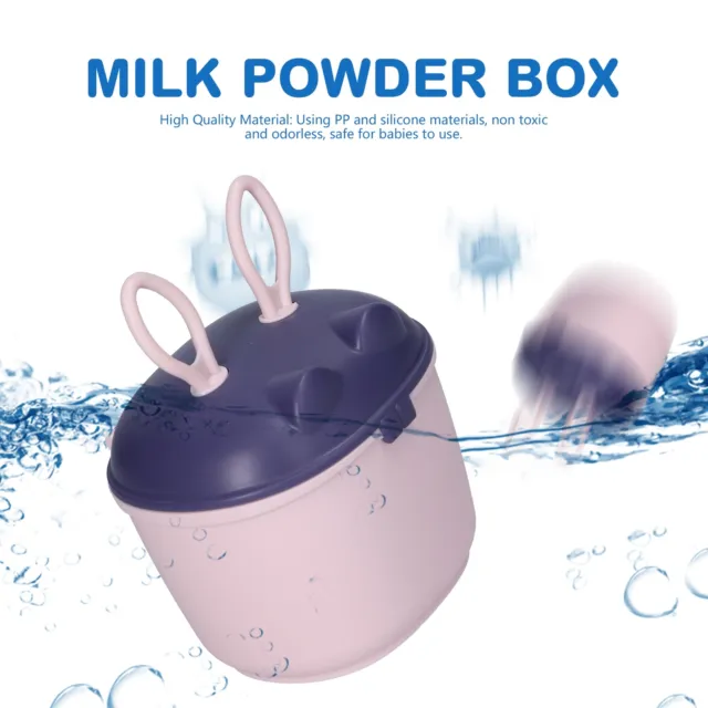 (Violett)Milchpulver-Box Häschenohren-Form Praktischer Tragbarer