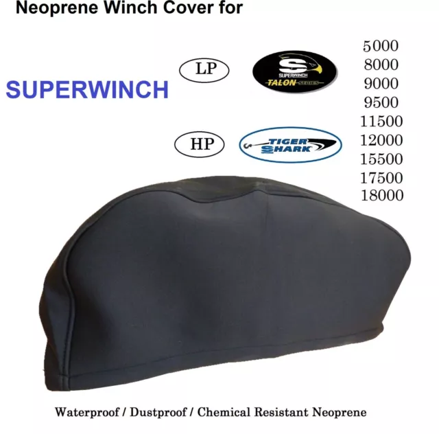 Neoprene Winch Cover for Superwinch  8000 9000 10000 12500 15000 17500 18000  XL