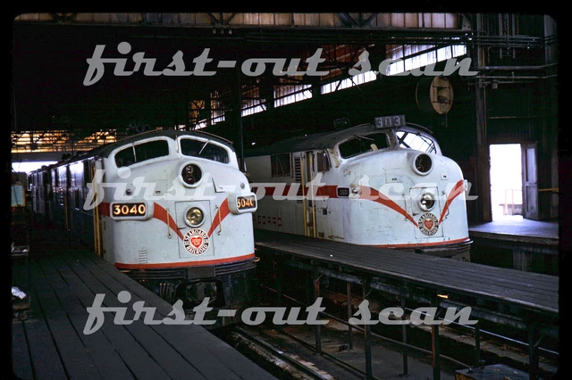 B Original Slide - Seaboard SAL 3040 3031 Passenger Scene Richmond VA 1966