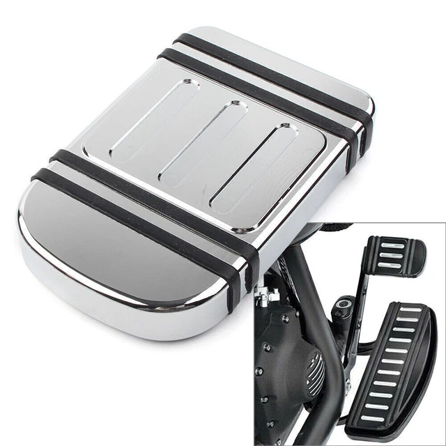 Large Brake Pedal Pad Cover Fit Harley Touring Electra Glide Road King 1980-Up A