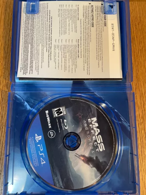 Mass Effect Andromeda Deluxe Edition Playstation 4 PS4 CIB Complete 2