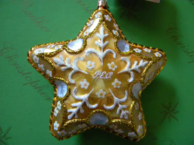 Christopher Radko My PEO Star Glass Ornament 2