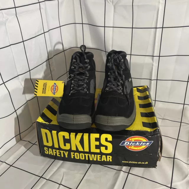 DICKIES WICKLOW SAFETY BOOTS ANKLE STEEL TOE CAP WORK HIKER SHOES ...