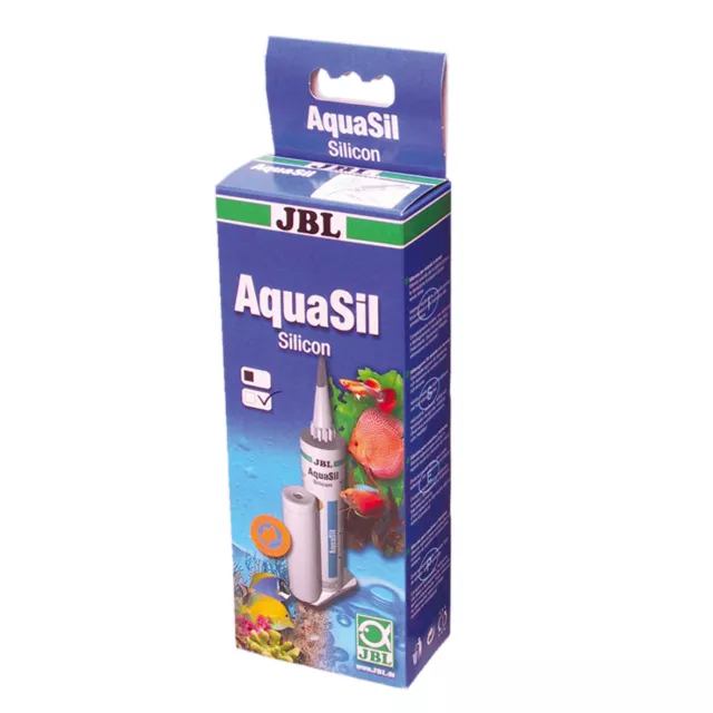 JBL AquaSil 80 ml transparent Silicon für Aquarien und Terrarien Silikonkleber