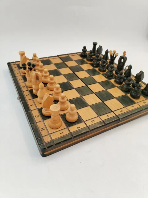 Coffret Jeu d'echec 30 cm pion et plateau en bois FR Loisirs