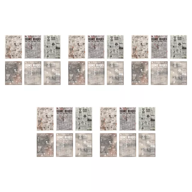 30pcs Journaling Papers Unique Pattern Convenient Scrapbooking Collage Album