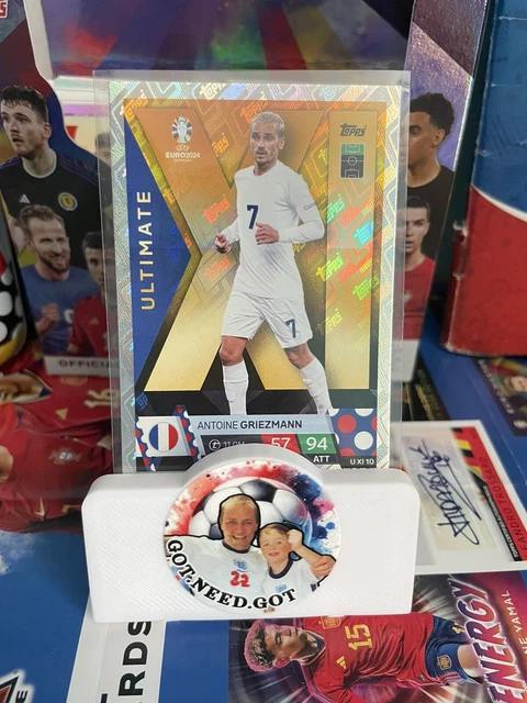 Verre collector Griezmann 7 et Fofana 19 Football France Euro Intermarché Verre collector Griezmann 7 et Fofana 19 Football France Euro Intermarché