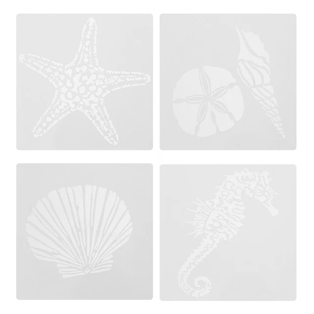 8pcs Kind Malerei Schablonen DIY Zeichnung Vorlage Hohl Schichtung Schablonen