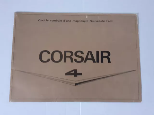 Catalogue Brochure Ford Corsair 4