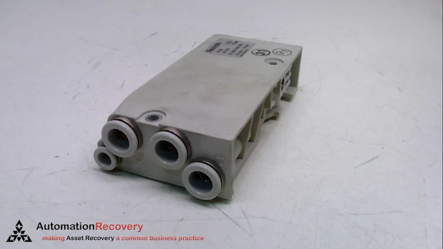 Rexroth Box Rounded End REXROTH R 480 240 875, Pneumatic Manifold End Block, 24 Vdc, 10 Bar ...