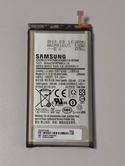 Original Samsung Galaxy S10 Akku EB-BG973ABU Batterie Akku