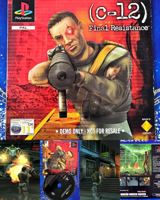 Jeu C-12 Final Resistance Playstation 1 PS1  PAL Demo /Blaspo boutique 17