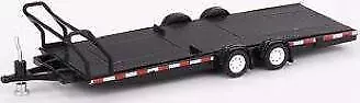 Truescale TSM 1:64 Scale Car Hauler Trailer Type B Black