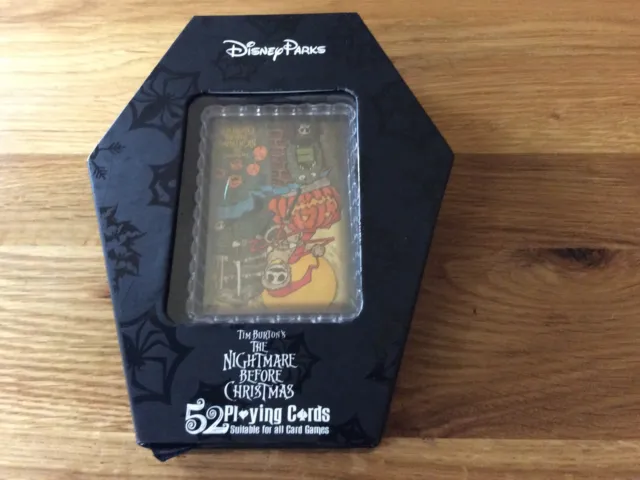 Disney Park Exclusive The nightmare before christmas playing cards Sealed
