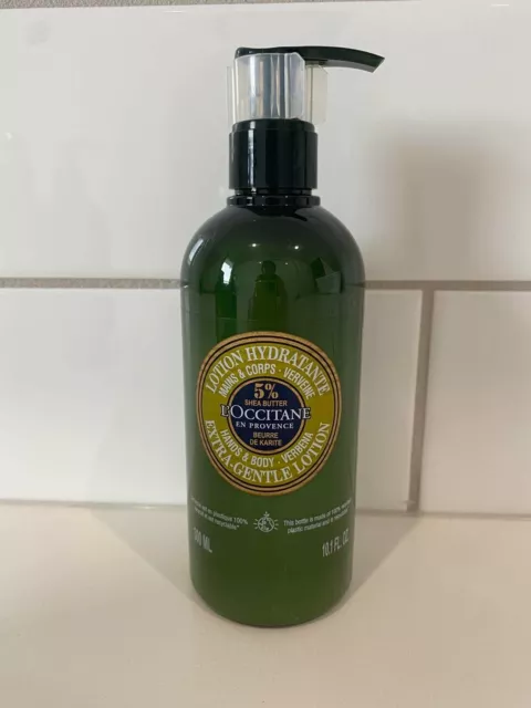 LOccitane Shea Verbena Liquid Soap & Extra Gentle Hand & Body Lotion - Both 300m 3