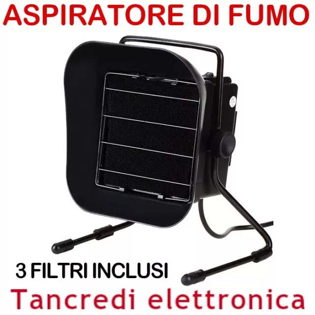 Aspiratore Aspira Fumi Saldatura Stagno Per Stazione Saldante Da Banco Zd-153